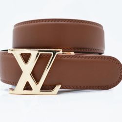 Louis Vuitton Brown Letter Belt 28-30