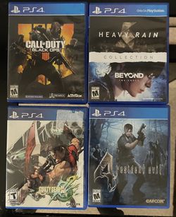 PS4 Games $10 Each