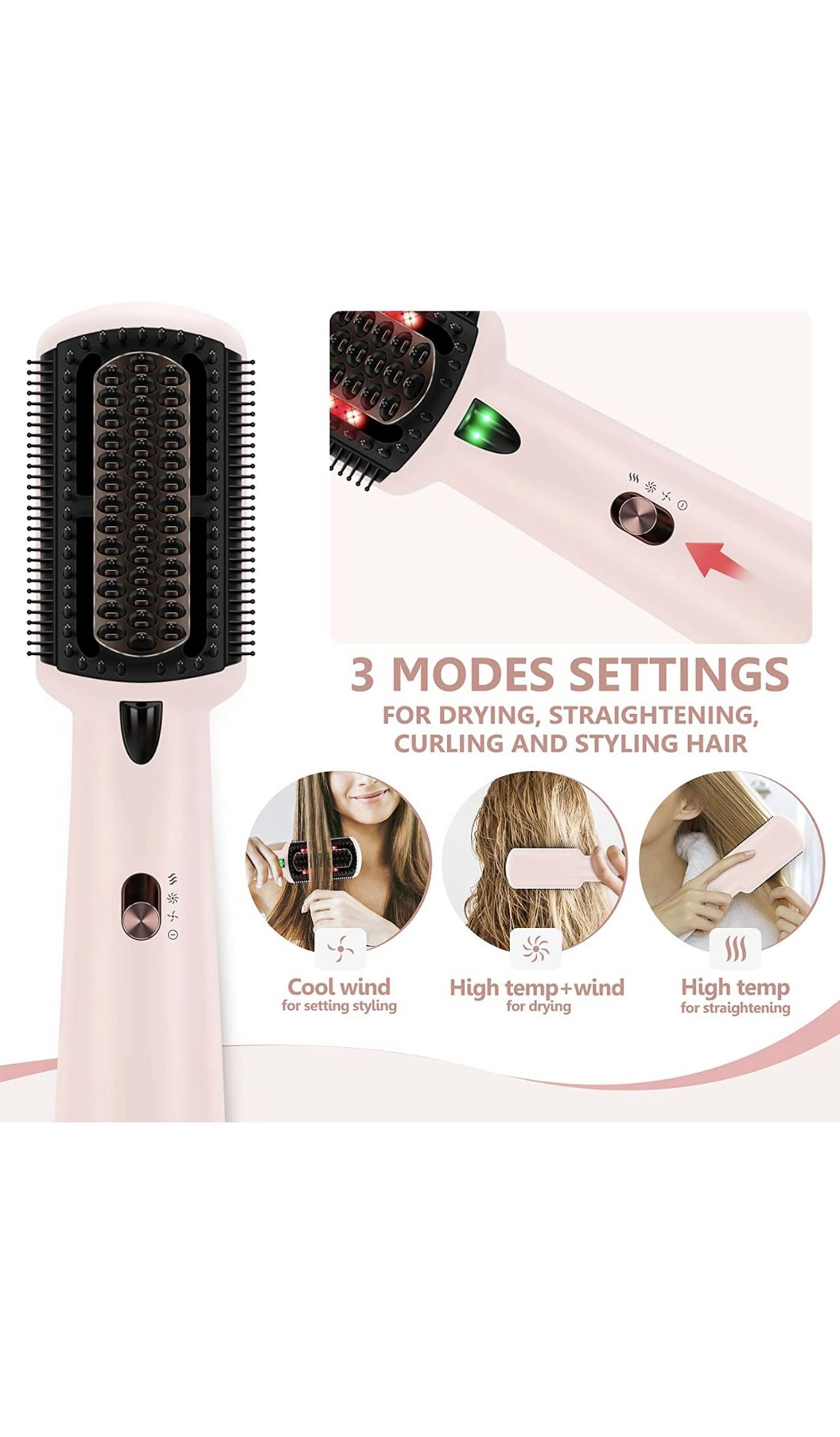 Prizm Hair straightener Hot Air Brush