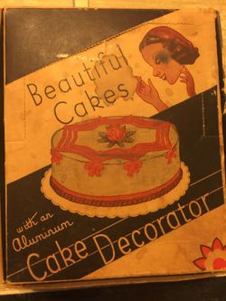 Antique Cake Decorator late 1940's