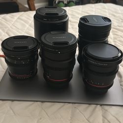 Rokinon Cine DS Lens BUNDLE 
