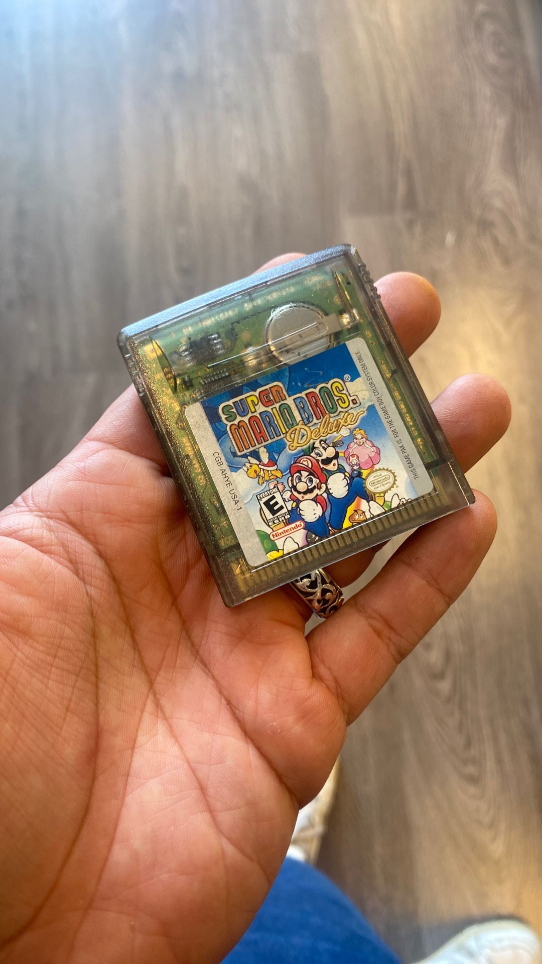 Nintendo Gameboy Color Super Mario Deluxe Video Game