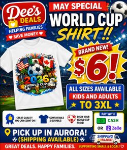 World cup shirts $6 MAY SPECIAL SIZES TO 3XL SHIPPING AVAILABLE