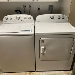 Whirlpool Electric Dryer & Washer