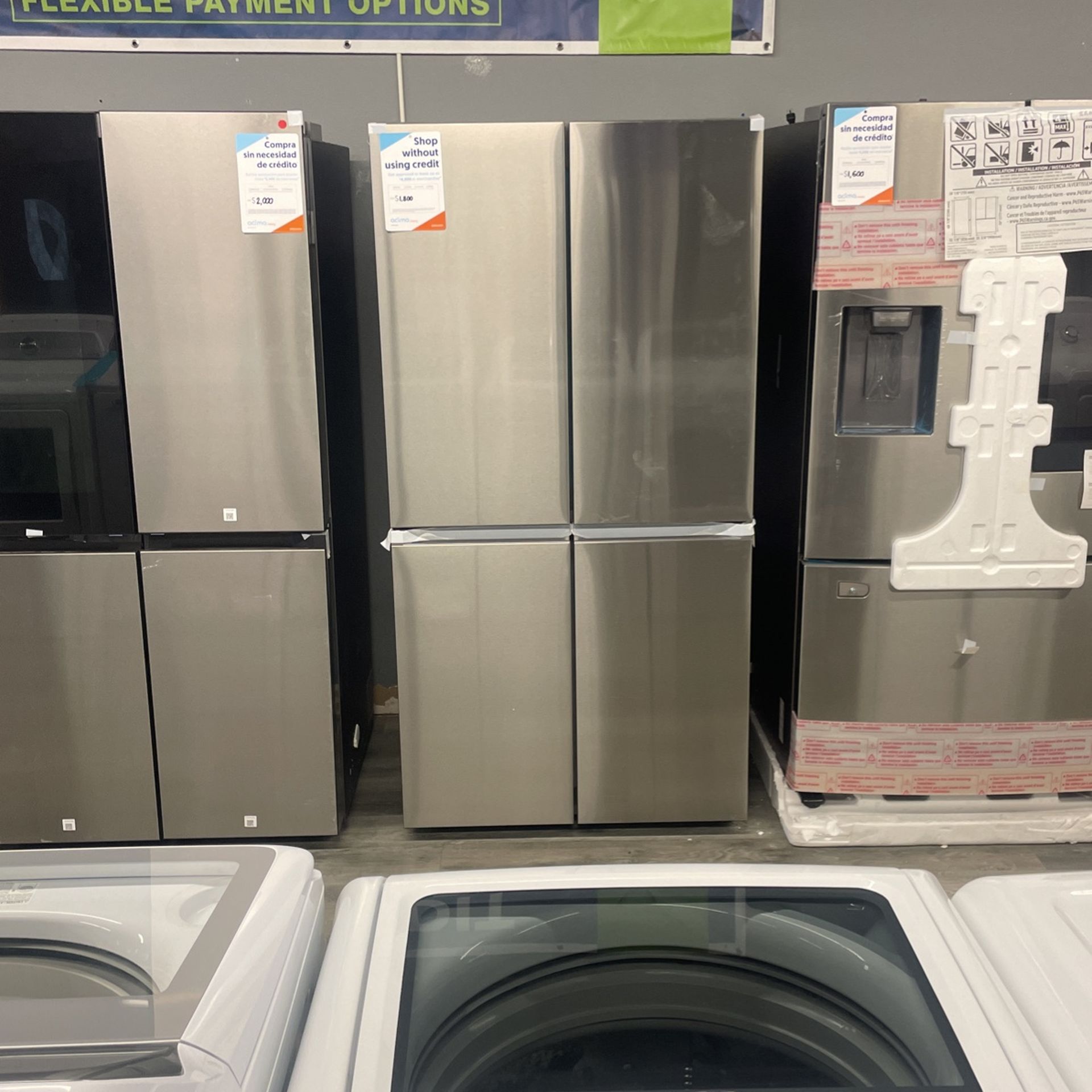 Samsung Stainless Steel Flex 29 Cu Ft Four Door Refrigerator