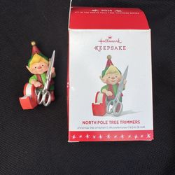 Hallmark Keepsake Ornament 2016 North Pole Tree Trimmers #4 In Series 