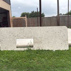 Used Coarse Granite From Lowe’s 3 piece W/ Sink Included 