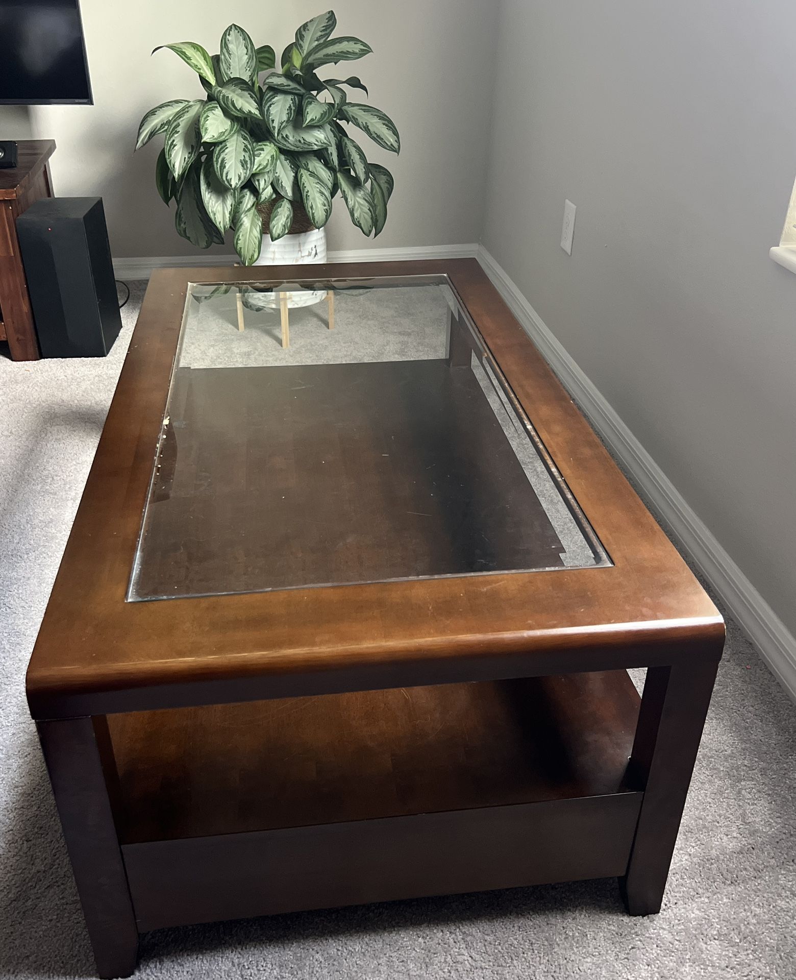 Sofa Center Glass table and Side Tables, TV table