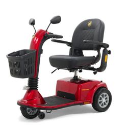 Red Companion Motor Scooter