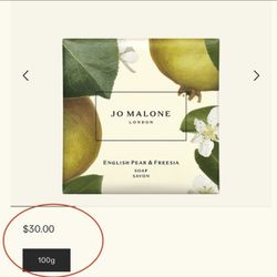 JO MALONE ENGLISH PEAR & FREESIA SOAP 100G