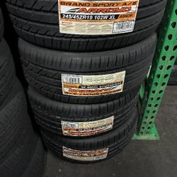 245/45/19 Arroyo  Tires Installed And Balanced 