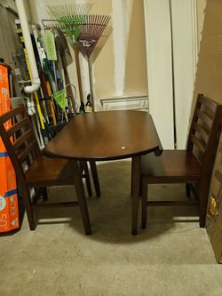 Table with two chairs