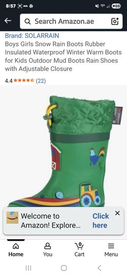 Nwt Rain/snow Boots Insulated New Size 2