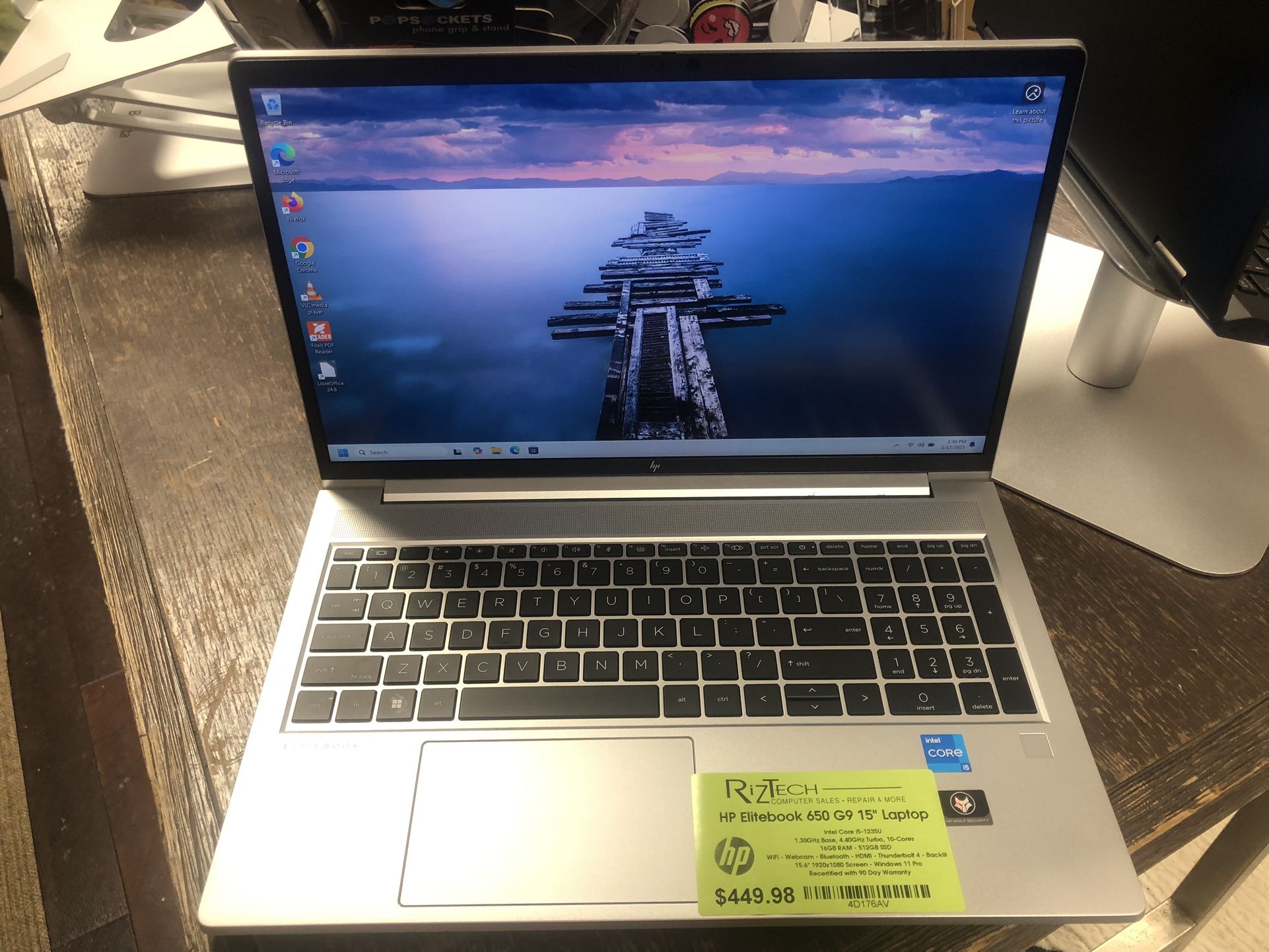 HP EliteBook 650 G9 15" Laptop - $449.98