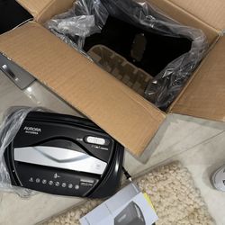 Aurora AU1230XA Anti-Jam 12-Sheet Crosscut Paper and Credit Card Shredder.