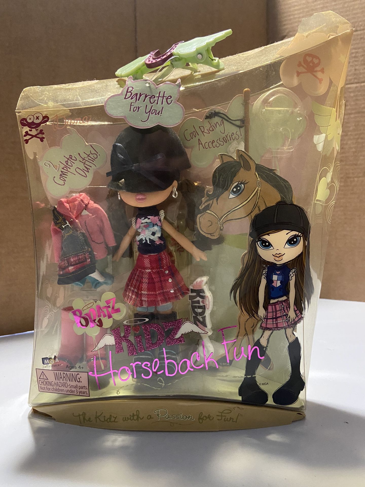Bratz Kidz Horseback Fun - Cloe 7” Doll with Accessories - NEW