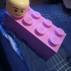 Lego Head And LEGO Box 