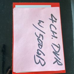 4 Ch DVR With 500 GB Hard Drive ( Support D1) 