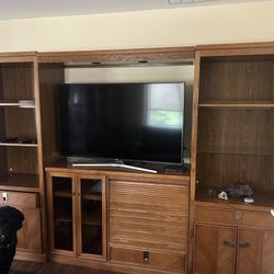Oak Entertainment Center