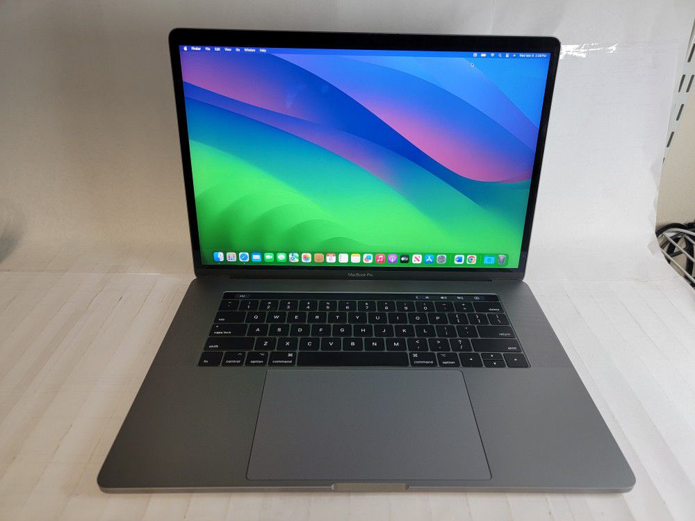 Fixed Price: MacBook Pro Retina 15"  Laptop Core i7 Quad Core/ 16GB/ 512GB SSD Sonoma Touchbar #6265