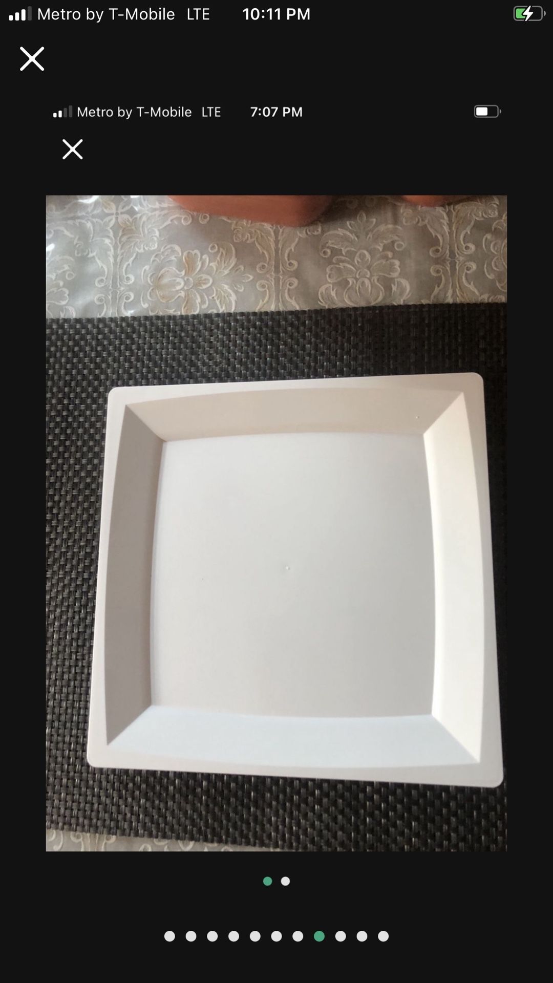 White party Plates /Platos De Fiesta 150 Pc