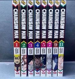 Chainsaw man manga 1,2,3,4,5,7,9, 11