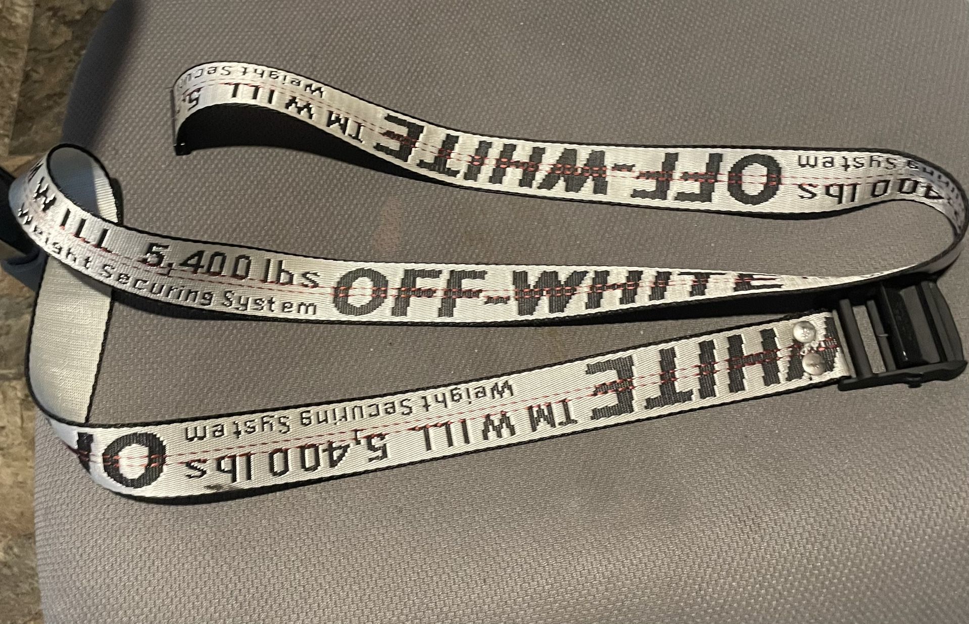 Vintage Off-White Belt
