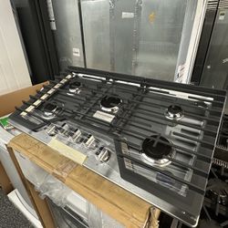 New Stainless Steel 36” Gas Cooktop Stove Top