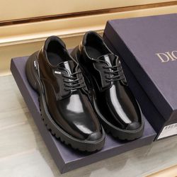 Dior Dress Leather Shoes With Box 