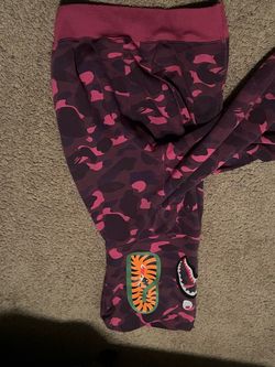 BAPE Color Camo Shark Sweatpants Purple