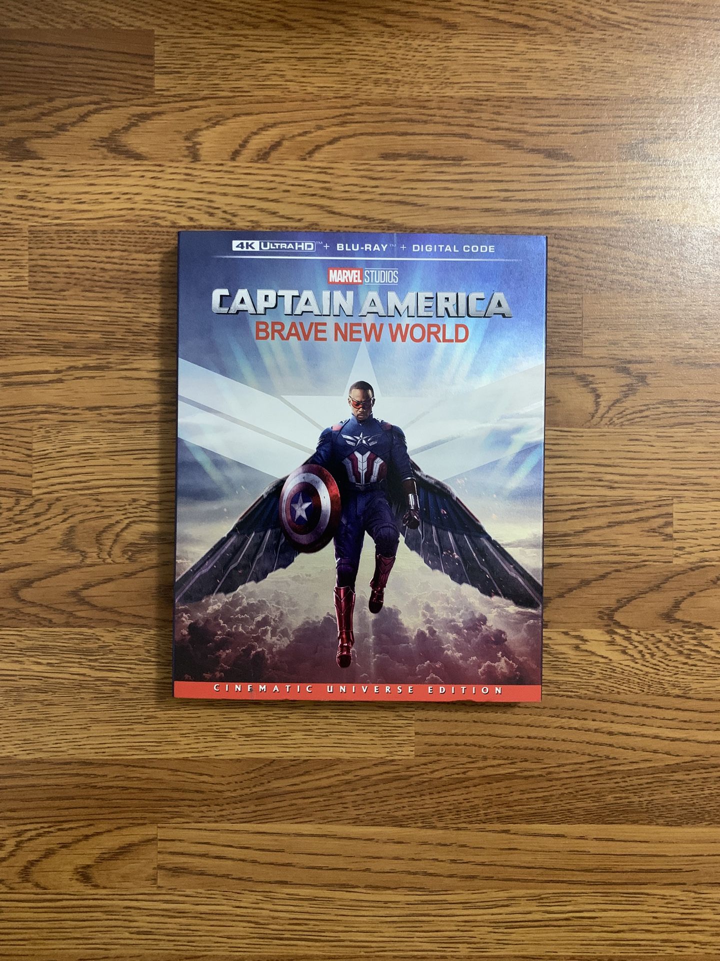 Captain America: Brave New World 4K UHD Blu-ray Combo Pack (4K UHD Blu-ray + Blu-ray + Digital Code)