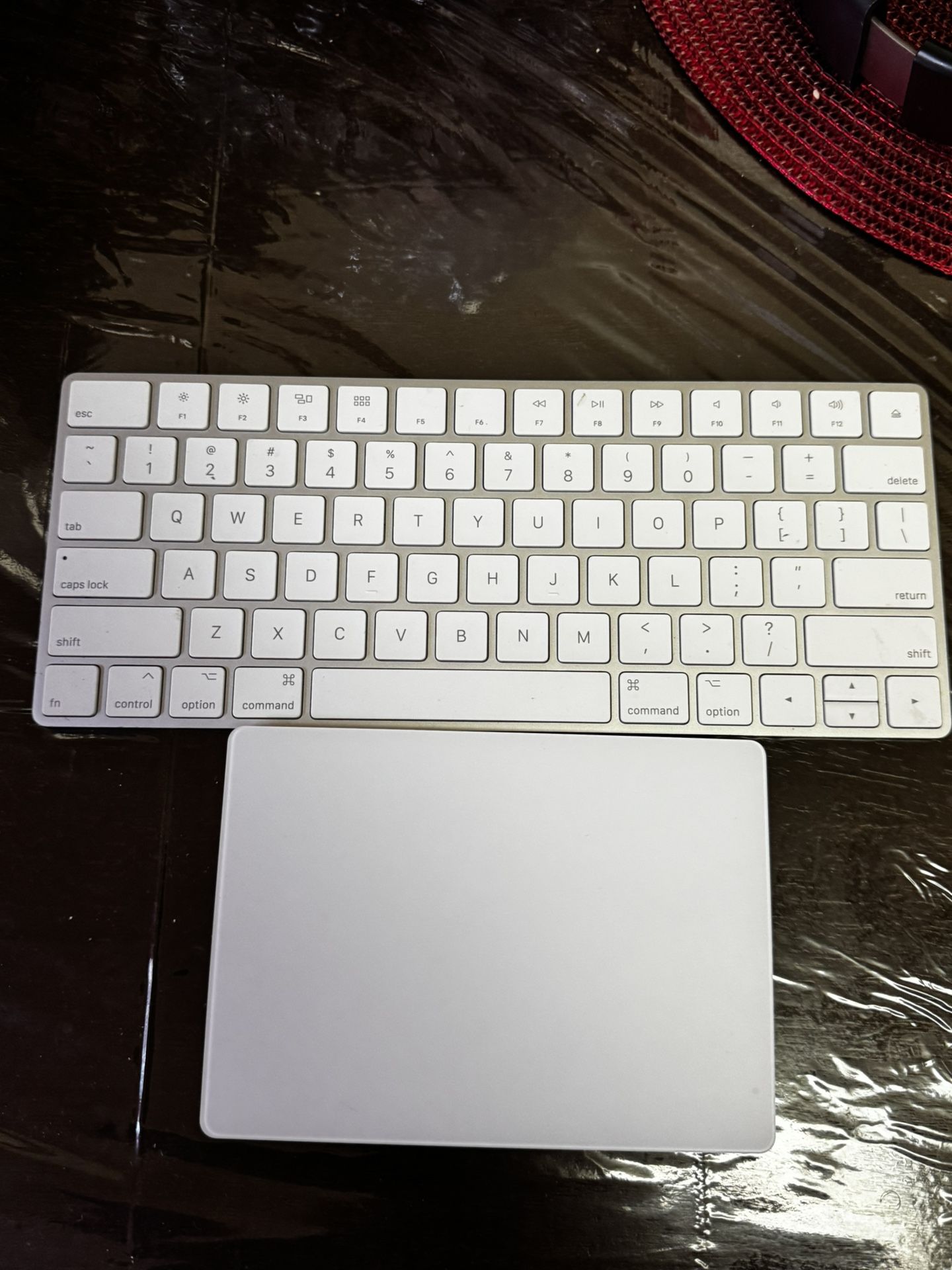 Apple Keyboard And Magic Trackpad With Box