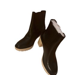 SKYTKMX Platform Chelsea Accordion Ankle High Top Western Fashion Boots