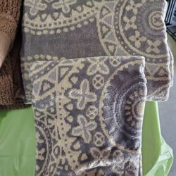 Hand Towel And Matching Bath Towel