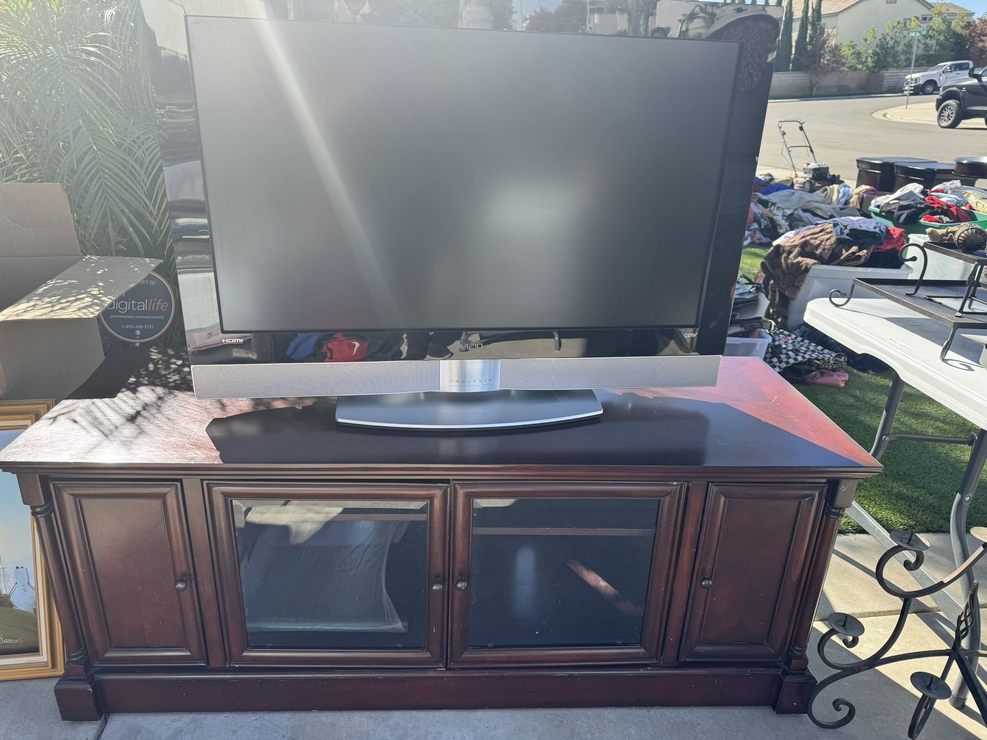 Entertainment Center Cherry wood