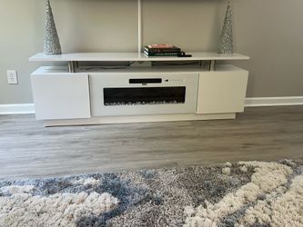 TV Stand With Electric Fireplace