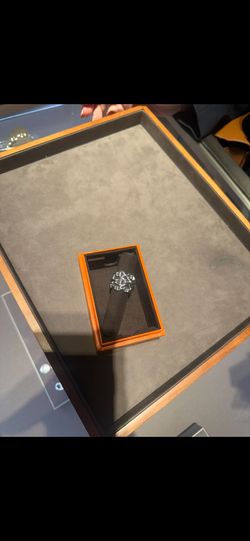 Hermes 3 Tier Size 54 Silver Ring