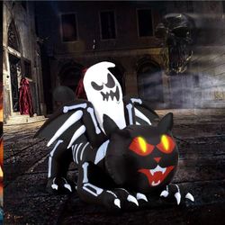 NEW HALLOWEEN BLACK CAT Airblown Inflatable