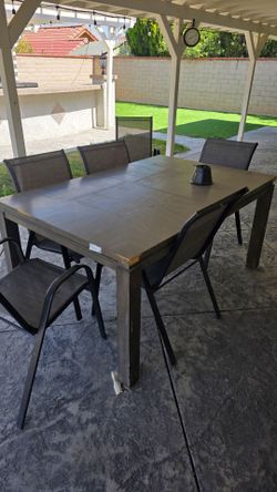 Patio table and chairs