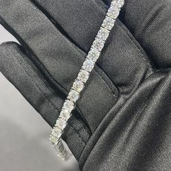 4mm VVS Tennis Bracelets - Pass Diamond Tester - ✨ Crazy Shine - Available in Rose, White, Yellow