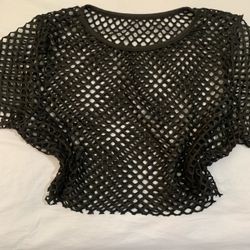 GOTH FISHNET TOP