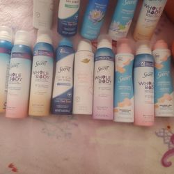 Secret  And Dove Whole Body Spray