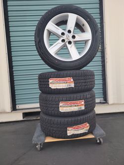 17" Rims & New Tires 215 55 17 Toyota camry 2000 to 2014 new tires camry Avalon Solara Scion XB