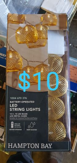 Battery powered String lights 10 lights