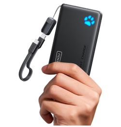 INIU 45W Fast Charging Portable Charger, 40% Smaller 10000mAh with Detachable Cable, Flight-Safe Travel Power Bank, USB C External Phone Battery Pack 