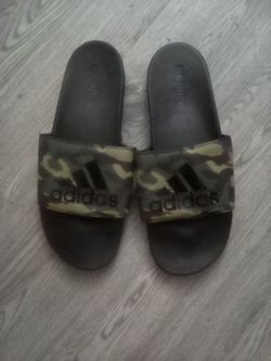 Adidas Slide Sandals Camo Print