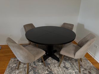 Dining table with 4 chairs