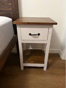 Two matching nightstands