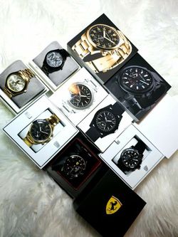 ARMANI FERRARI NIKE ADIDAS JORDAN VERSACE BULOVA MOVADO PUMA DIESEL MK COACH Y MAS