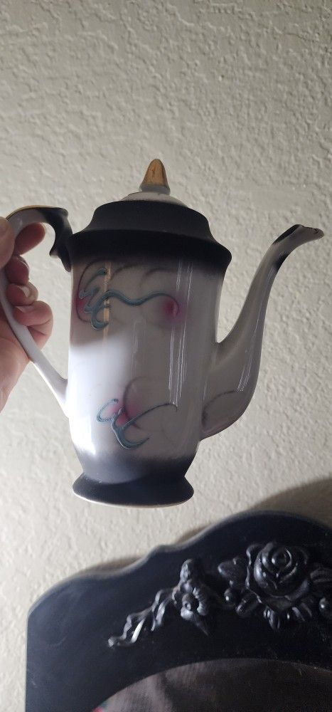 Antique Porcaline Kettle